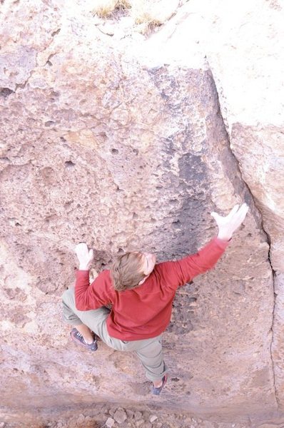 Kevin Cady on unknown boulder problem.