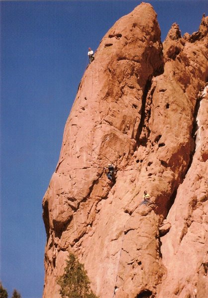 Scott starting up the Zipper, circa 1986.