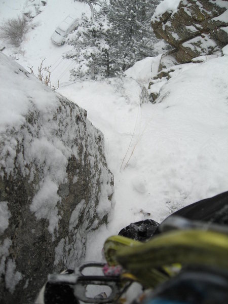 Snowy climbing winter '11.