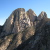 Great view of the Rabbit Ears from the col north of Lesser Spire.  Maybe one of the best vantages to see Boyer's Chute.