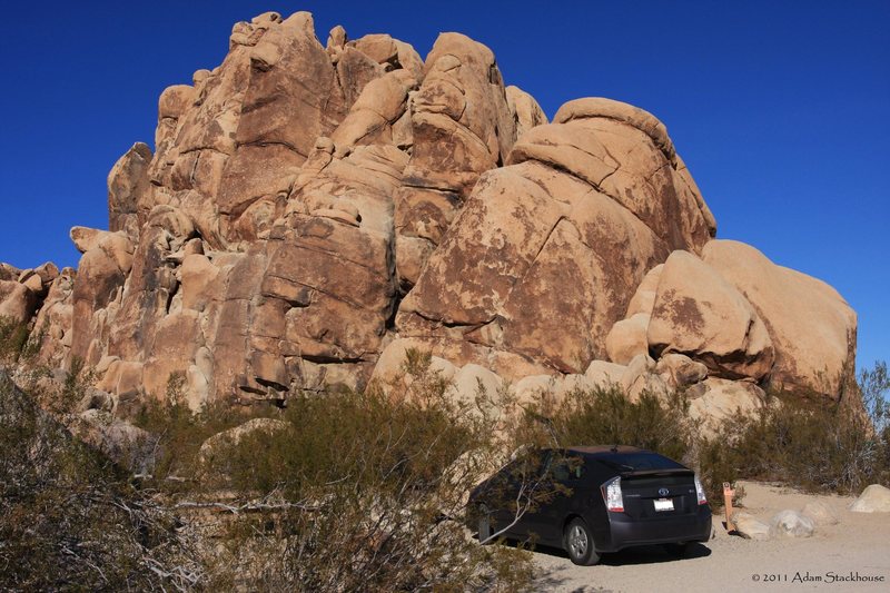 Far right side of Feudal Wall, from campsite #9