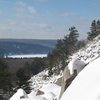 East Bluff boulderfield under snow, 2011