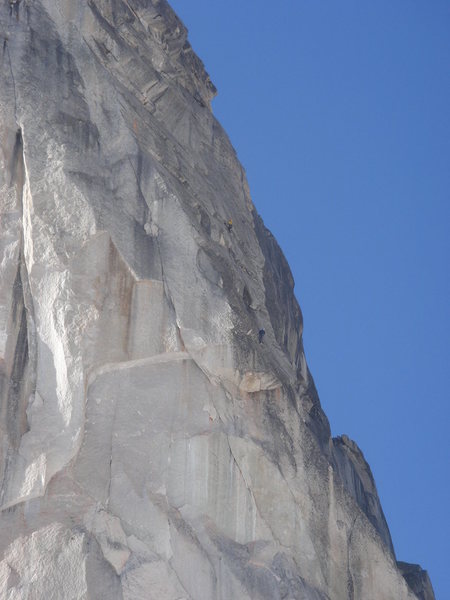 Climbers on Snowpatch Spire.