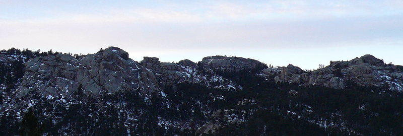 Crags in the Laramie Range