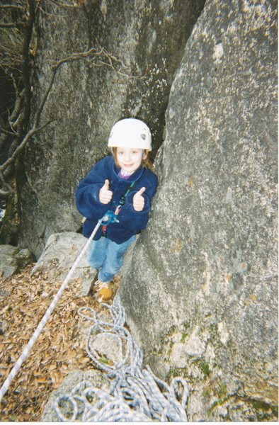 Climb was wet and cold. No problem!