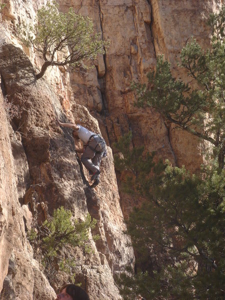 Wes gettin' busy on Piñon Slalom.