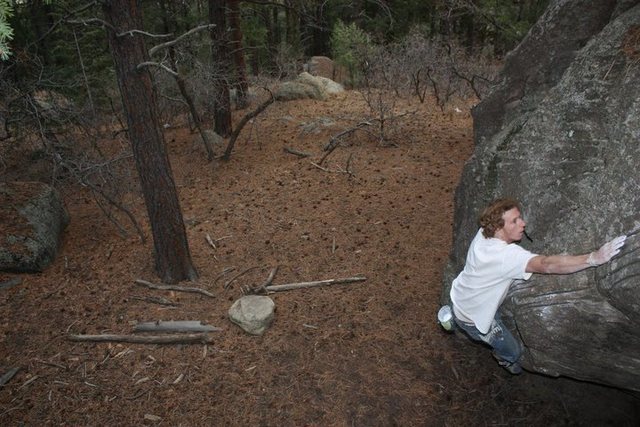 Climbing at Castlewood Canyon