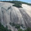 broad view of south face showing many of the classics. 