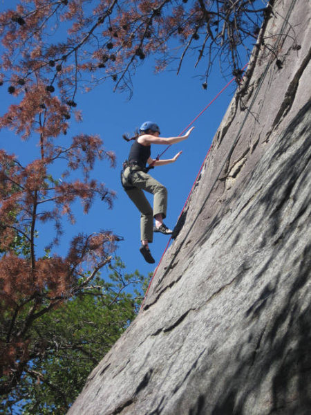 Falling at Rumbling Bald