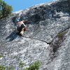 Joe at the Crux.