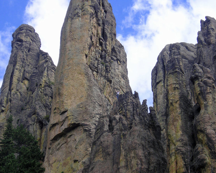 Andy on top of Tower of Darkness