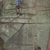 monkey see monkey do. my son ryan belaying