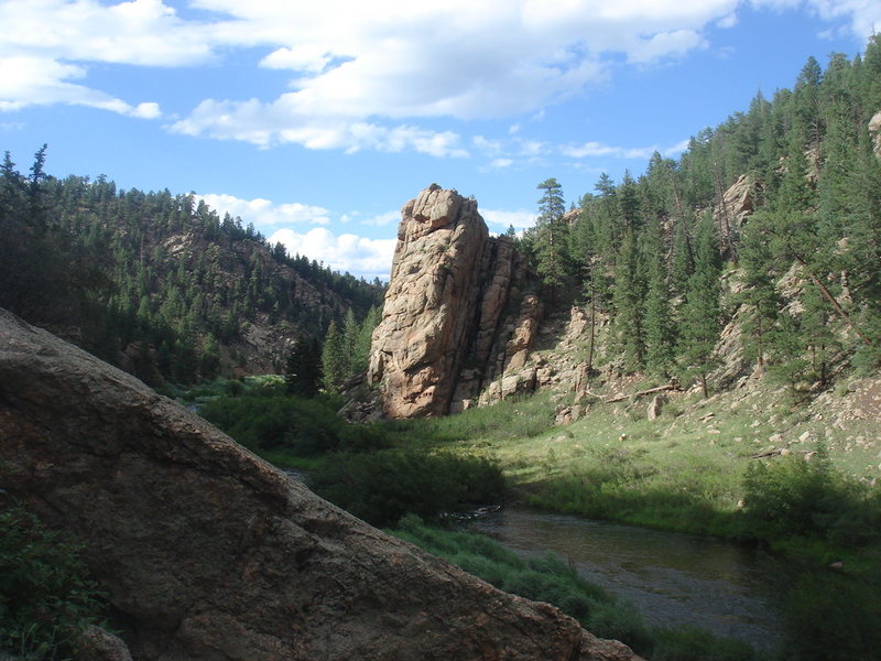 Unknown formation, from Elevenmile Dome, Elevenmile Canyon.