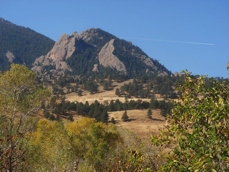 Seal Rock from the trail, Flat Irons.