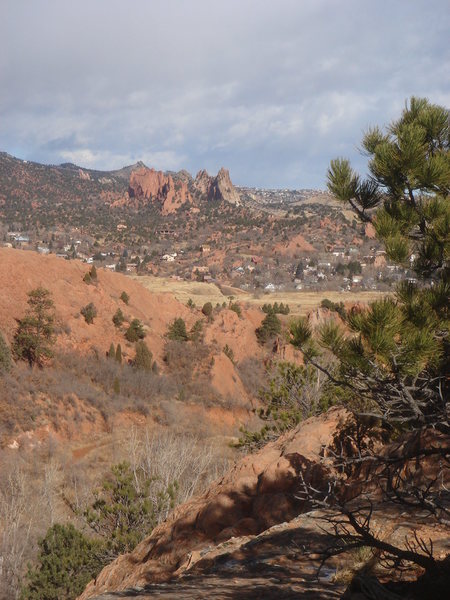 Garden of the Gods from Red Rock Canyon.