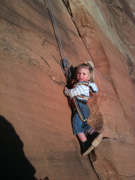 Selah, 22 months, at Colorado National Monument