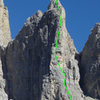 Second Sella Tower North West Ridge