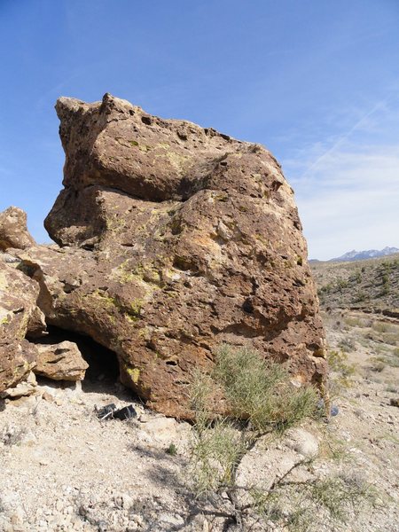 Slaughterhouse Boulder left (South) face