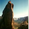 Three friends on the summit.  1996.