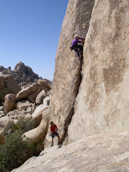 Vogel climbing at the Big Horn Mating Grotto