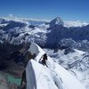 the shockingly beautiful ridge. Tollcaraju in the background