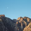 Moon over Ice Box Canyon, Red Rock NV - '04