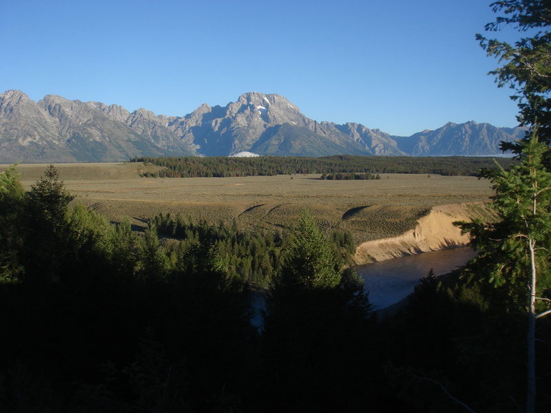 Mt. Moran, early morning.