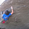 Steve on "Eaten Alive" (V7) in the Mid Boneyard, GHSP