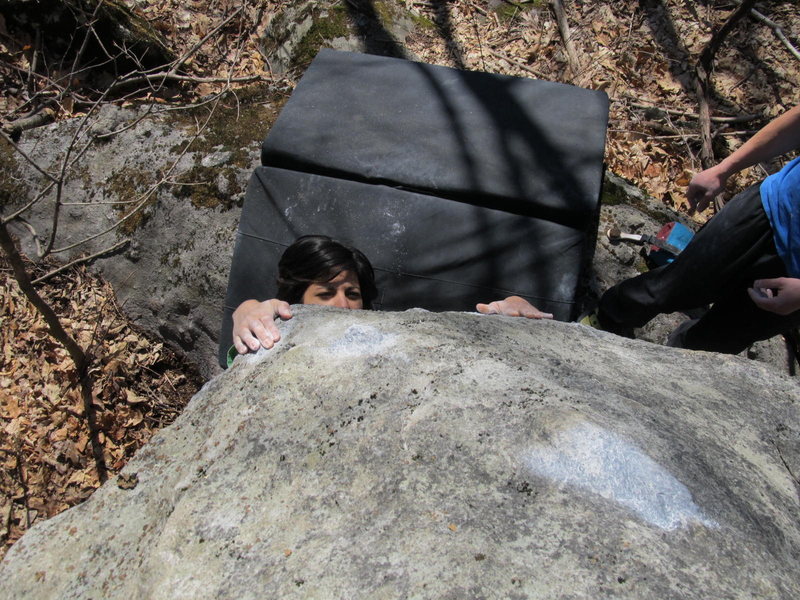 Sheila on "Atrophy" (V5), Mid Boneyard, GHSP