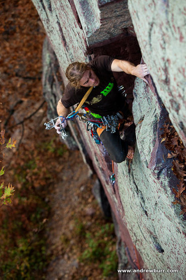 Vince barefoot. Photo by Andrew Burr.