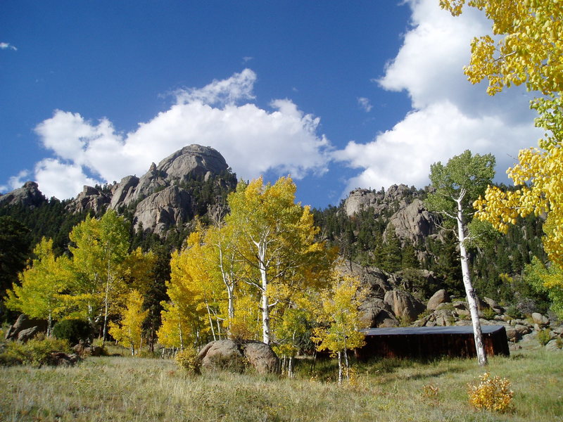 Batman Rock and fall colors.