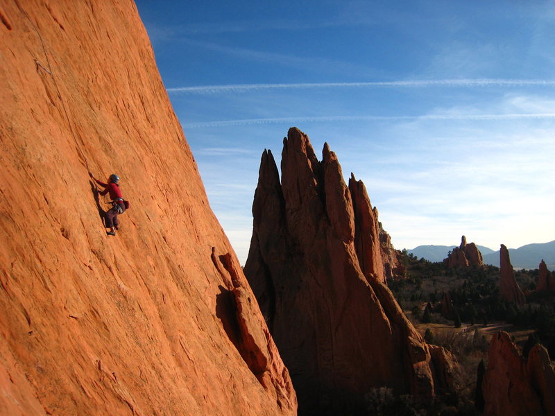 Rock Climbing in North Gateway Rock, Colorado Springs