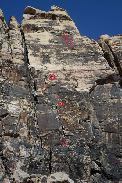 Birdland awash in climbers on March 23rd.  Fun route, but very crowded -- even on a weekday!