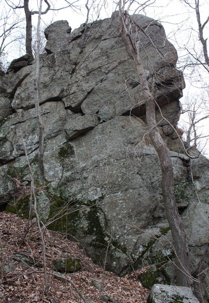 One of the secondary outcroppings.