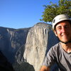 The top of Higher Cathedral Spire (5.9), Yosemite, CA