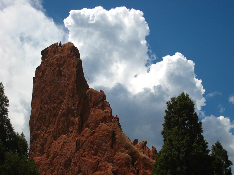 Trial by fire.  Montezuma turns out to be my brother's initiation into Colorado climbing.