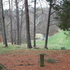 view looking down towards where boulder is near...view from the secondary parking lot before reach main entrance