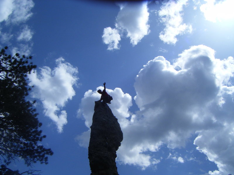 Me trying to balance ontop of Pinpoint Pinnacle