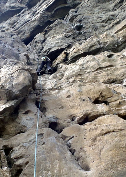 Anja on Footsteps of Our Ancestors. Low Mountain - Yangshuo