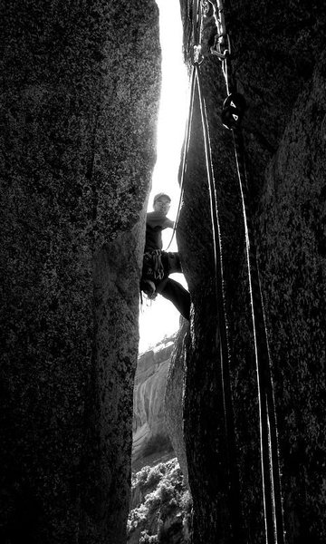 The notch between Pat and Jack Pinnacles.