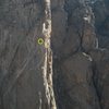 Climbers hunkered down in their ledge at the top of pitch 12? Hallucinogen Wall, March 29, 2011.