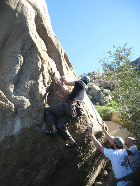 Eric (Jedi) Odenthal leading Helios  5.11c R