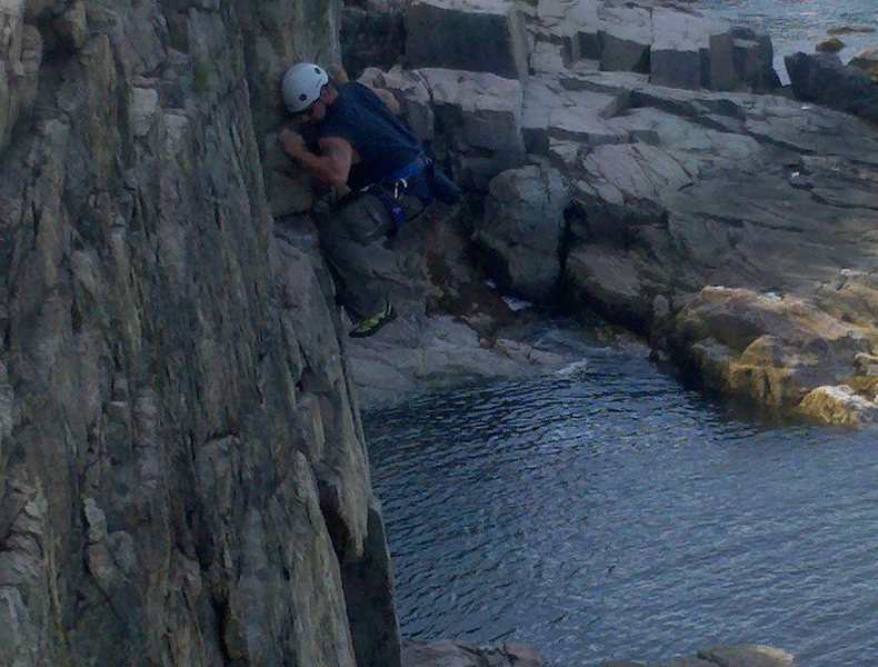 otter cliff in acadia nat. park