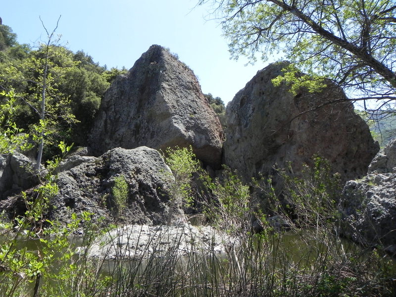 Iceberg boulder area.