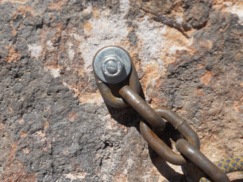 left side bolt, first pitch