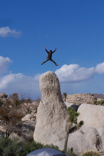 My momentary lapse of reason on The Phallus boulder