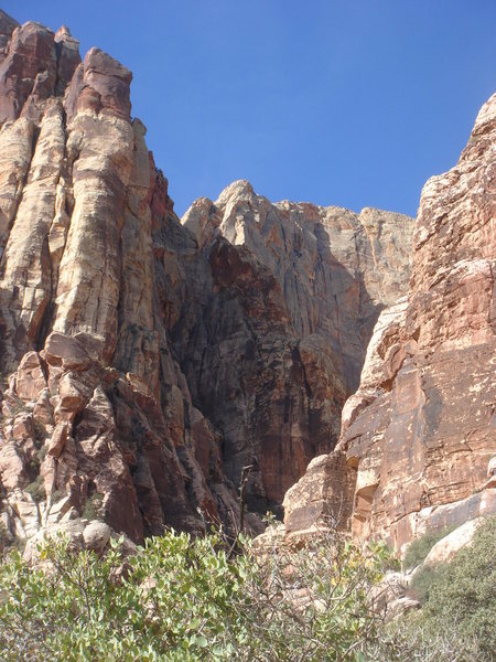 The mouth of Juniper Canyon.