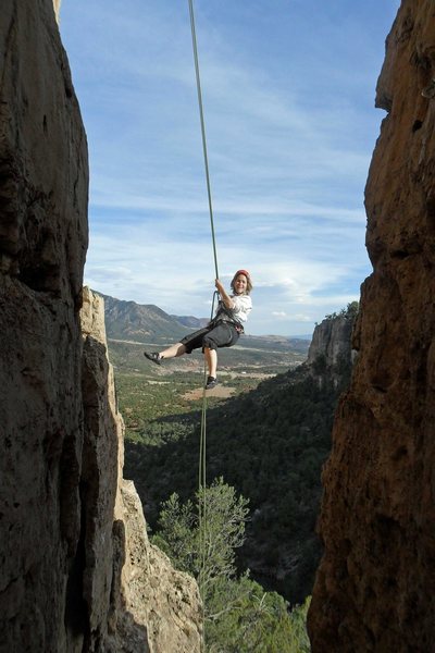 Brenda rappels "First Blood".