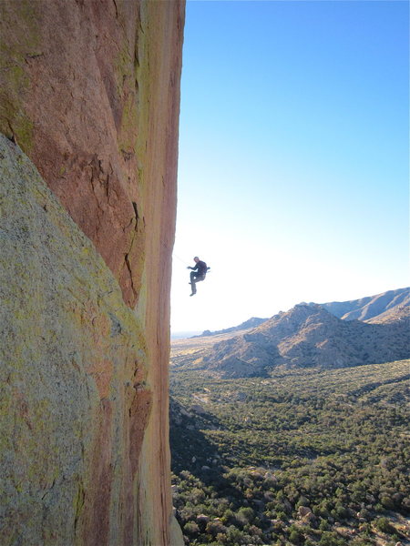 Testing Geir's gear. Photo: G. Hundal