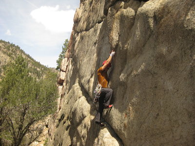 Old Custer testing the Cape of Good Hope on Africa Flake (5.10a)